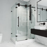 Elan Winslow Frameless Rectangle Shower Enclosure