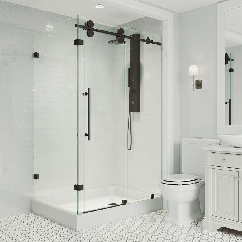 Elan Winslow Frameless Rectangle Shower Enclosure