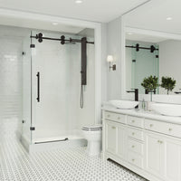 Elan Winslow Frameless Rectangle Shower Enclosure