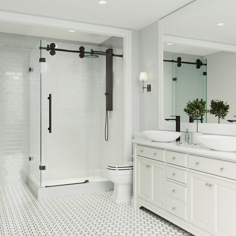 Elan Winslow Frameless Rectangle Shower Enclosure