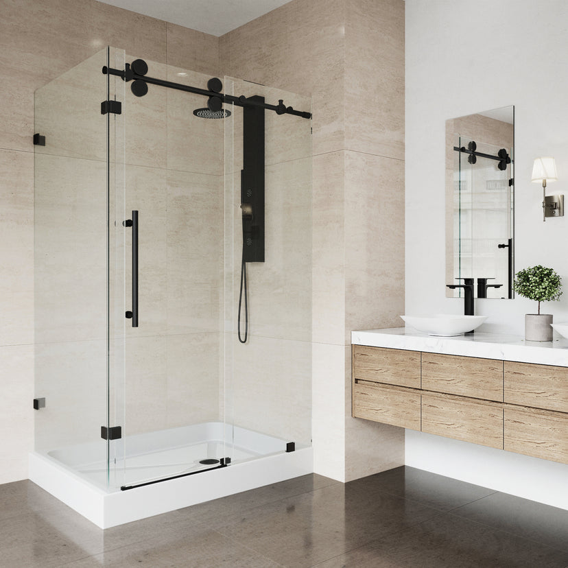 Elan Winslow Frameless Rectangle Shower Enclosure