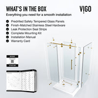 Elan Winslow Frameless Rectangle Shower Enclosure