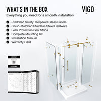 Elan Winslow Frameless Rectangle Shower Enclosure
