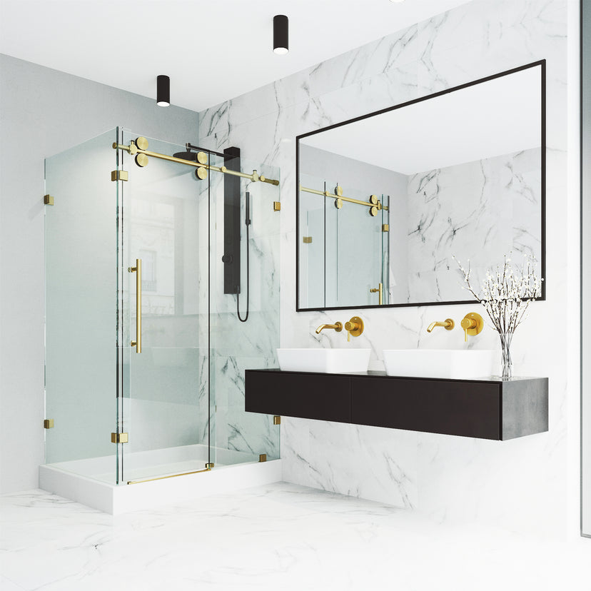 Elan Winslow Frameless Rectangle Shower Enclosure