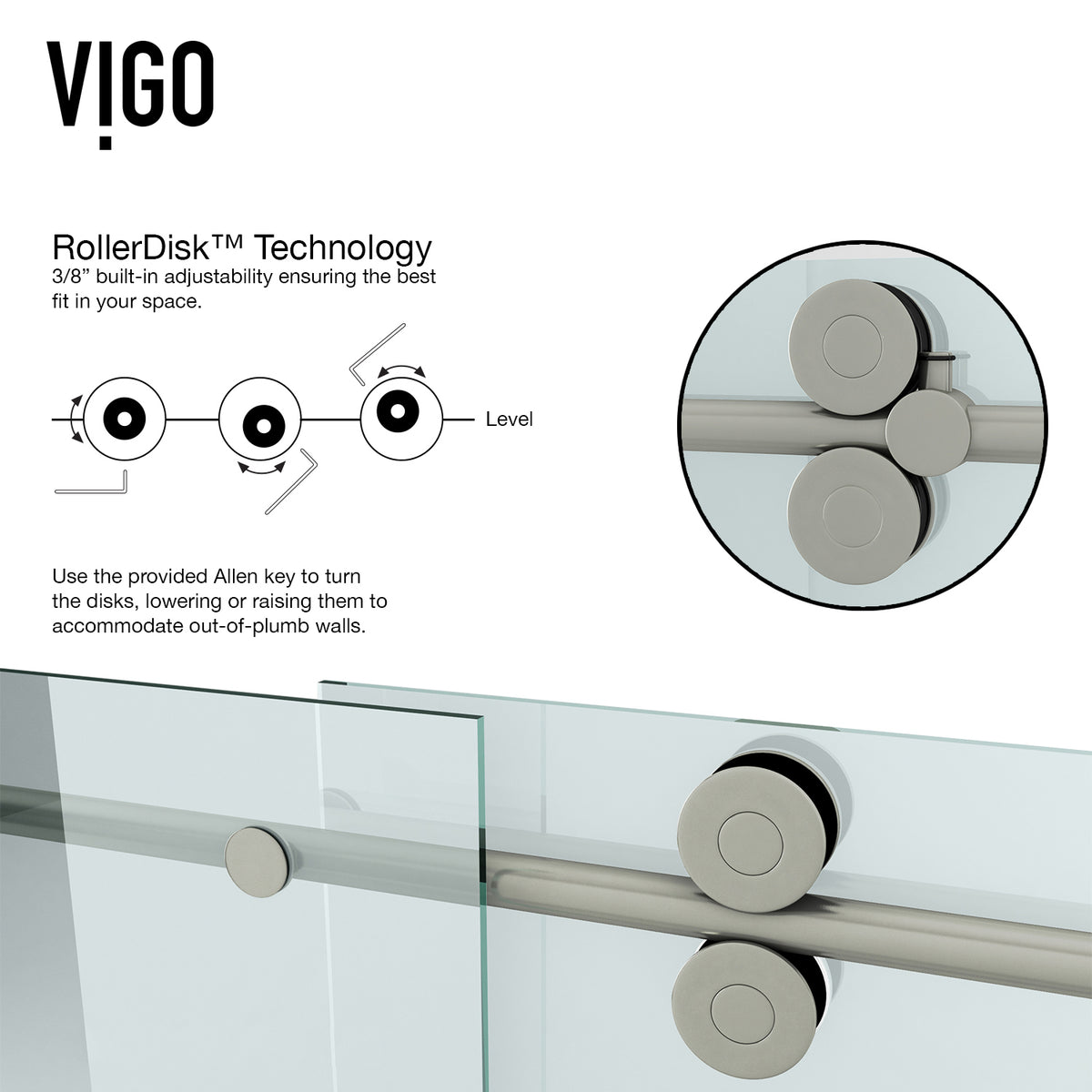 Elan Winslow Frameless Rectangle Shower Enclosure
