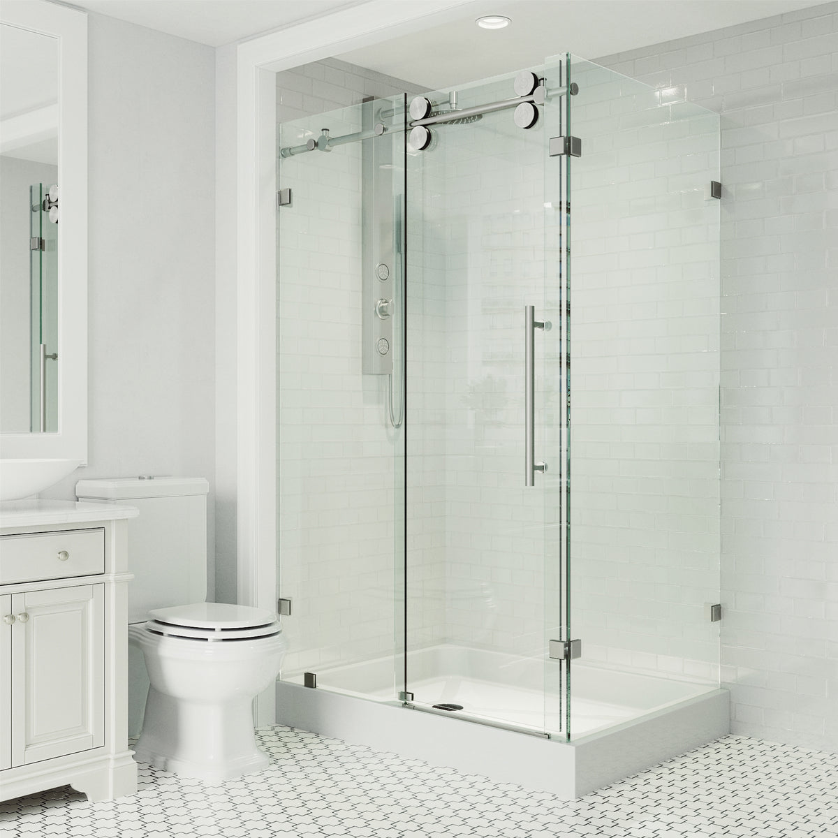 Elan Winslow Frameless Rectangle Shower Enclosure