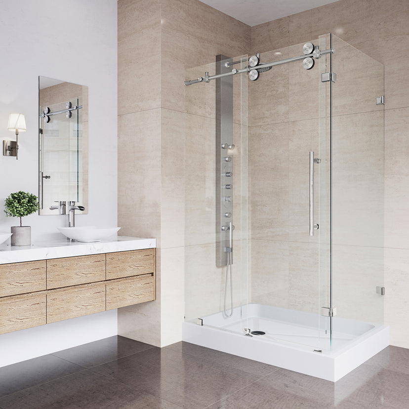 Elan Winslow Frameless Rectangle Shower Enclosure