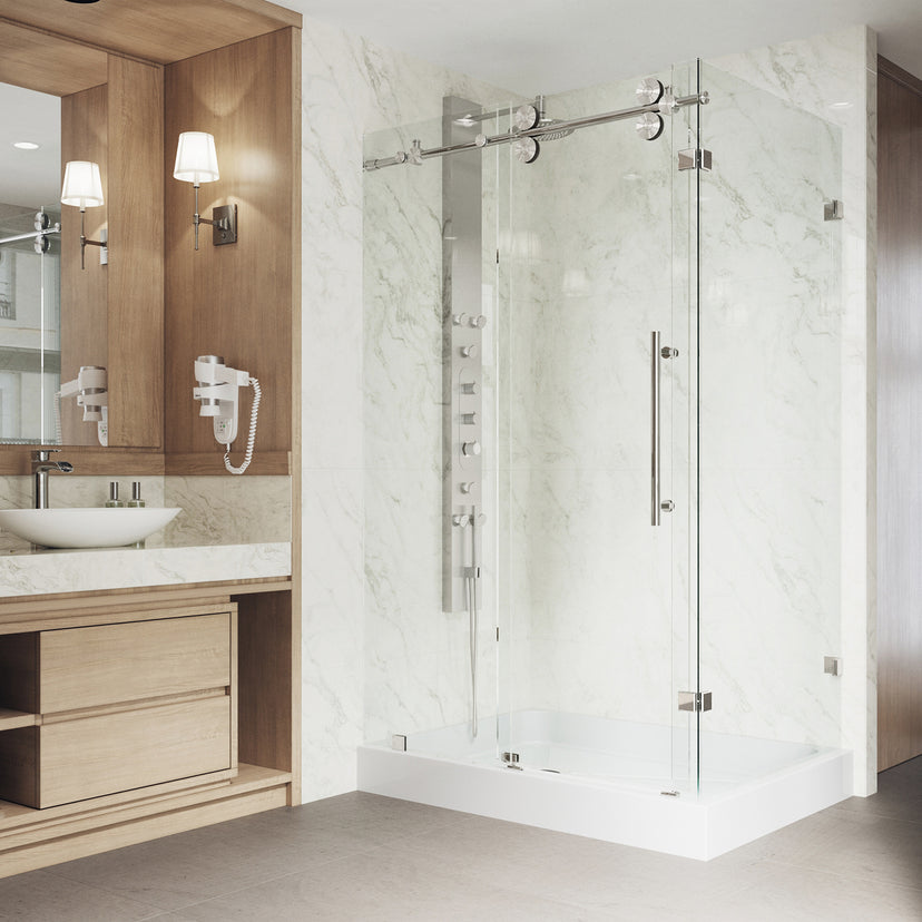 Elan Winslow Frameless Rectangle Shower Enclosure