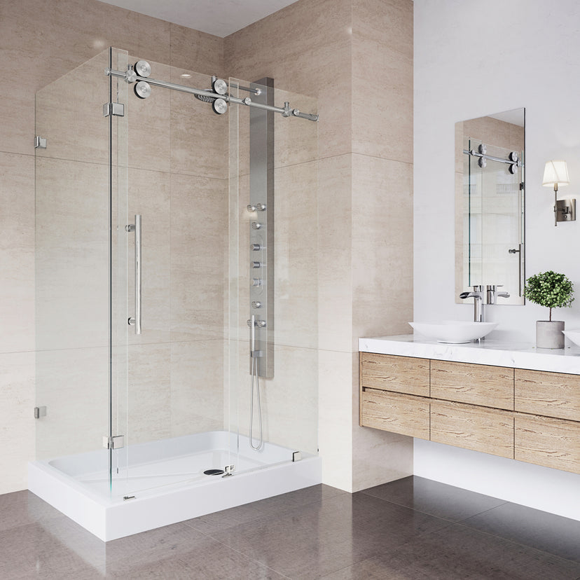 Elan Winslow Frameless Rectangle Shower Enclosure
