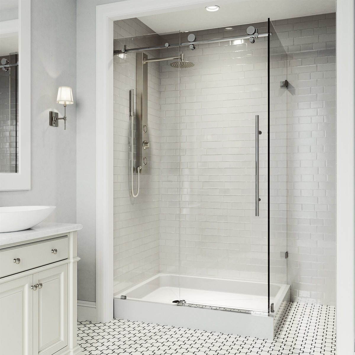 Elan E-Class Frameless Rectangle Shower Enclosure