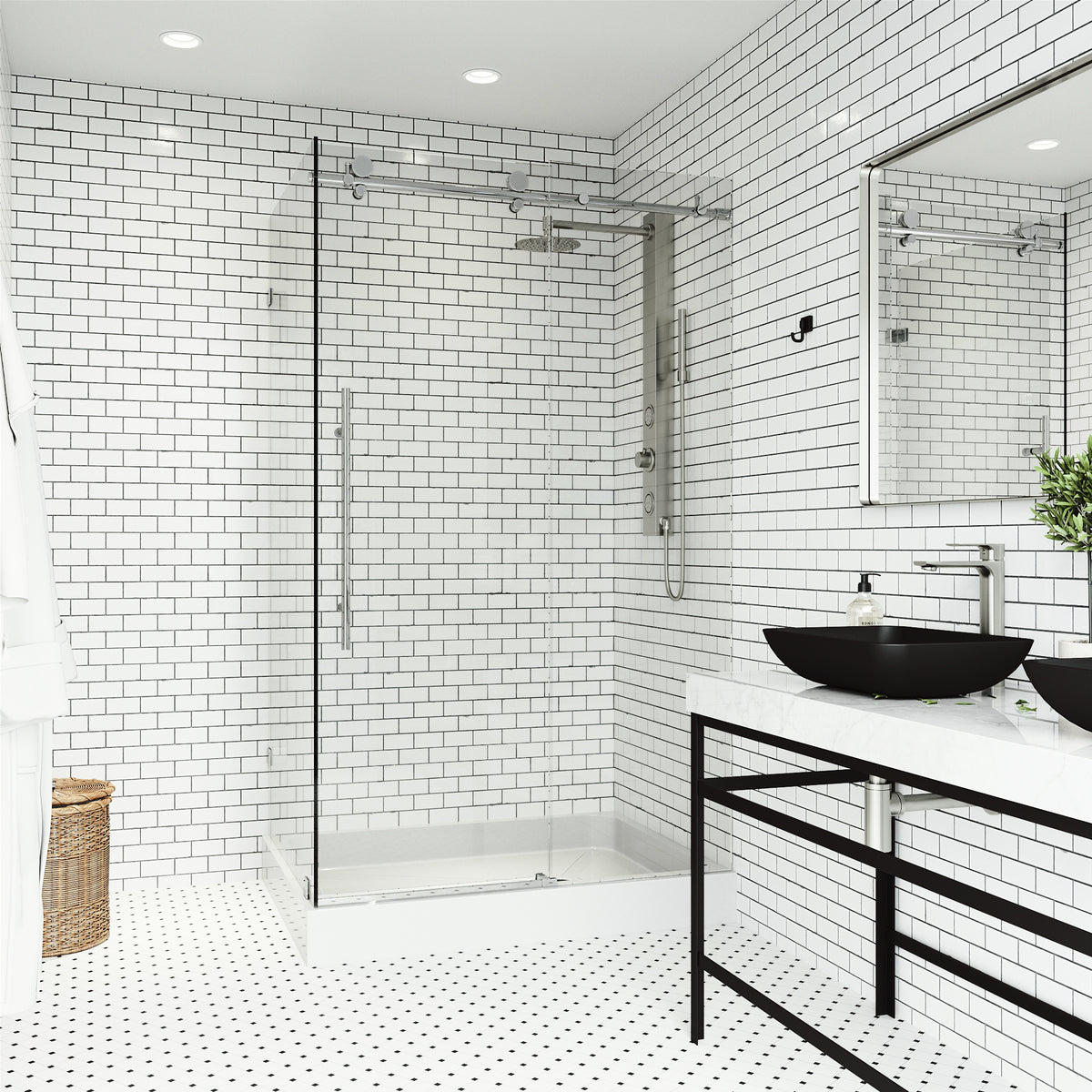Elan E-Class Frameless Rectangle Shower Enclosure