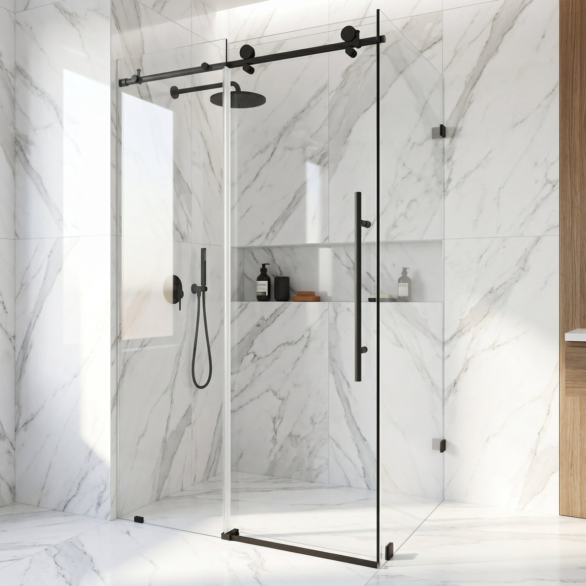 Elan E-Class Frameless Rectangle Shower Enclosure