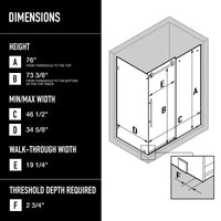 Elan E-Class Frameless Rectangle Shower Enclosure