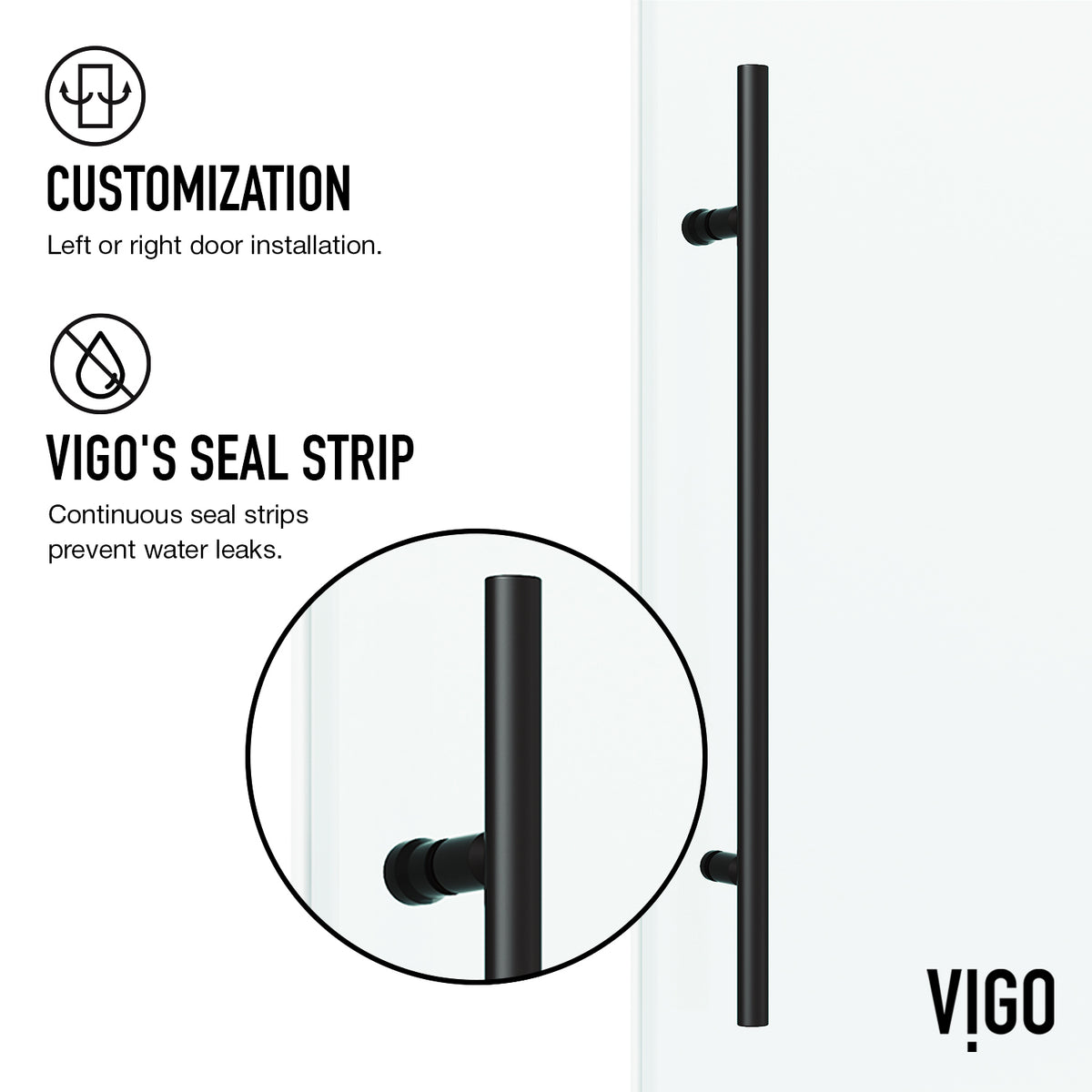 Elan E-Class Frameless Rectangle Shower Enclosure