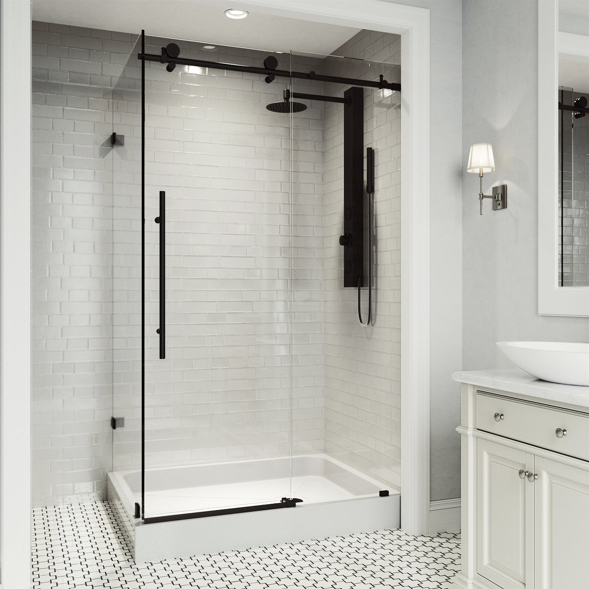 Elan E-Class Frameless Rectangle Shower Enclosure