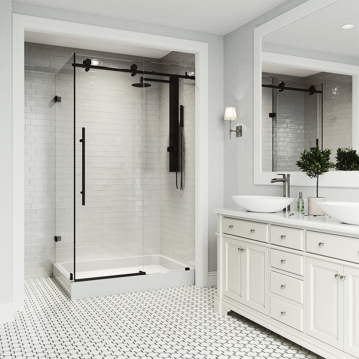 Elan E-Class Frameless Rectangle Shower Enclosure