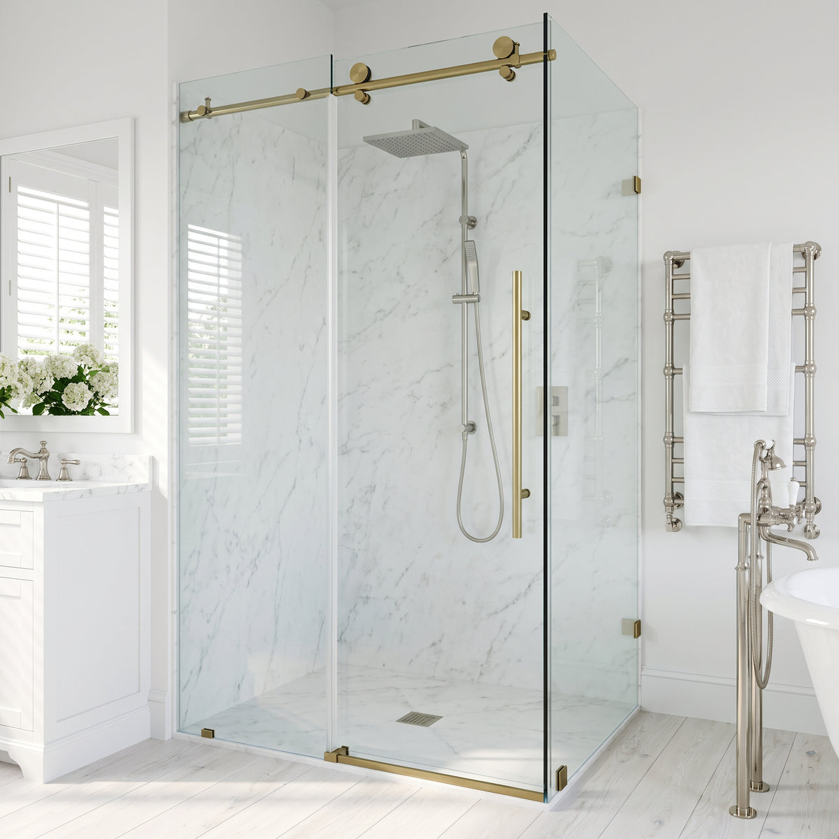 Elan E-Class Frameless Rectangle Shower Enclosure