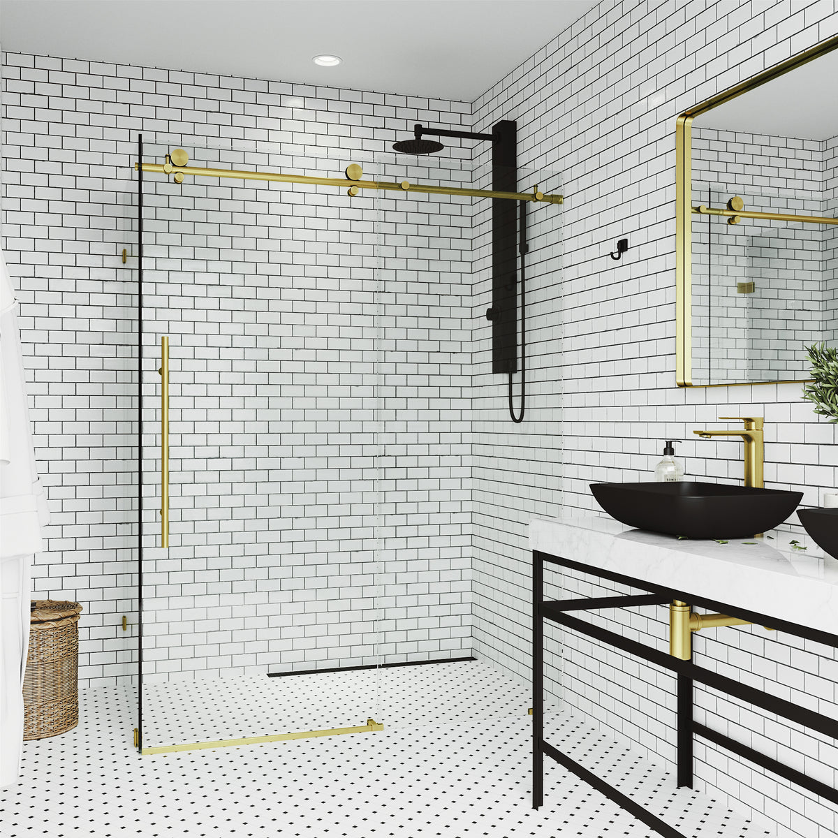Elan E-Class Frameless Rectangle Shower Enclosure