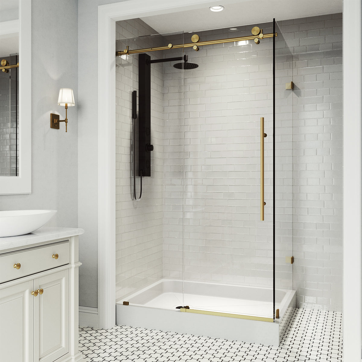 Elan E-Class Frameless Rectangle Shower Enclosure