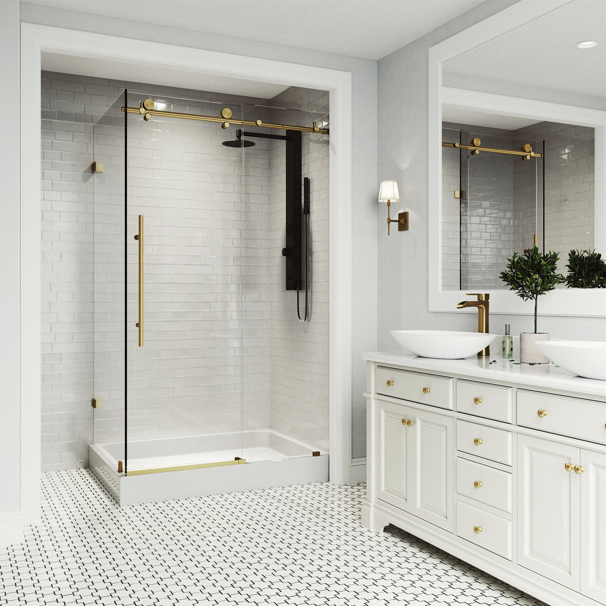 Elan E-Class Frameless Rectangle Shower Enclosure