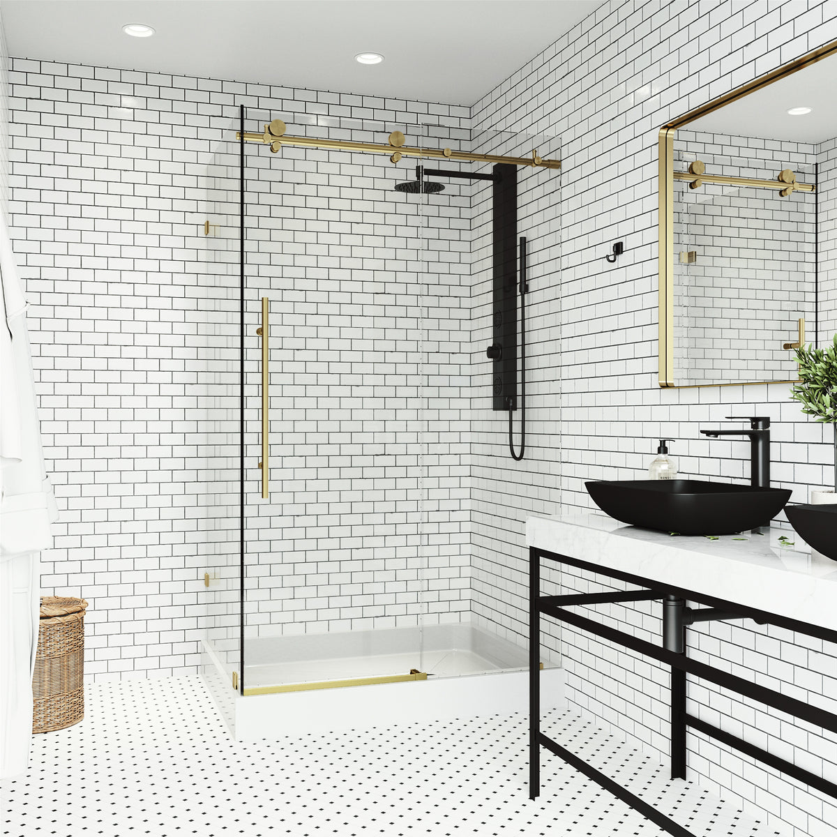 Elan E-Class Frameless Rectangle Shower Enclosure