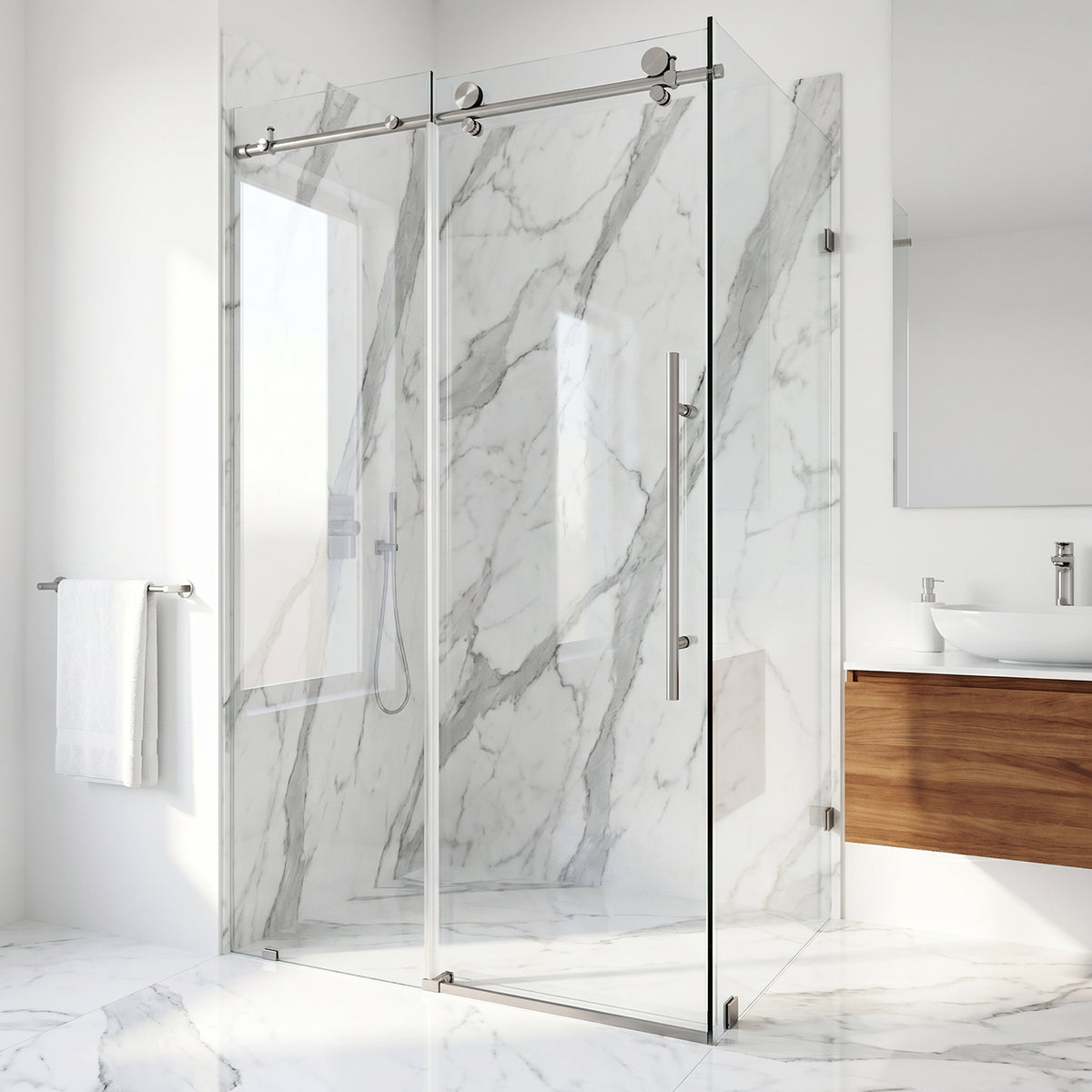 Elan E-Class Frameless Rectangle Shower Enclosure