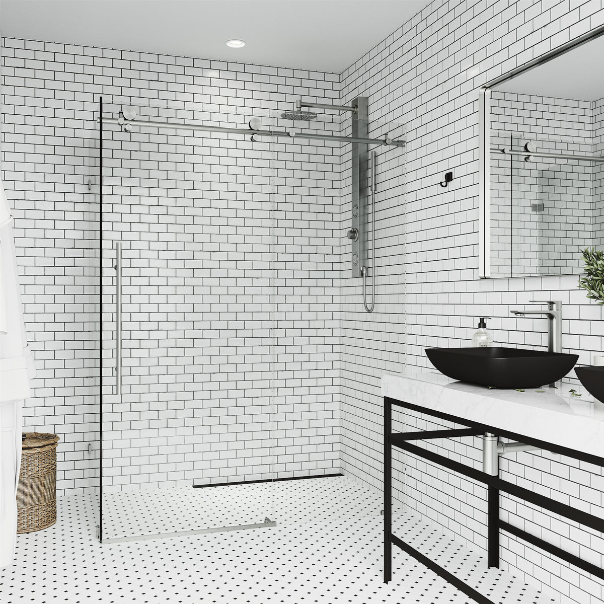 Elan E-Class Frameless Rectangle Shower Enclosure