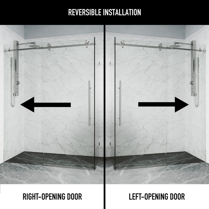 Elan E-Class Frameless Rectangle Shower Enclosure