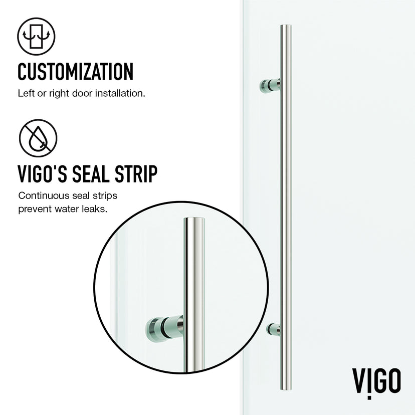 Elan E-Class Frameless Rectangle Shower Enclosure
