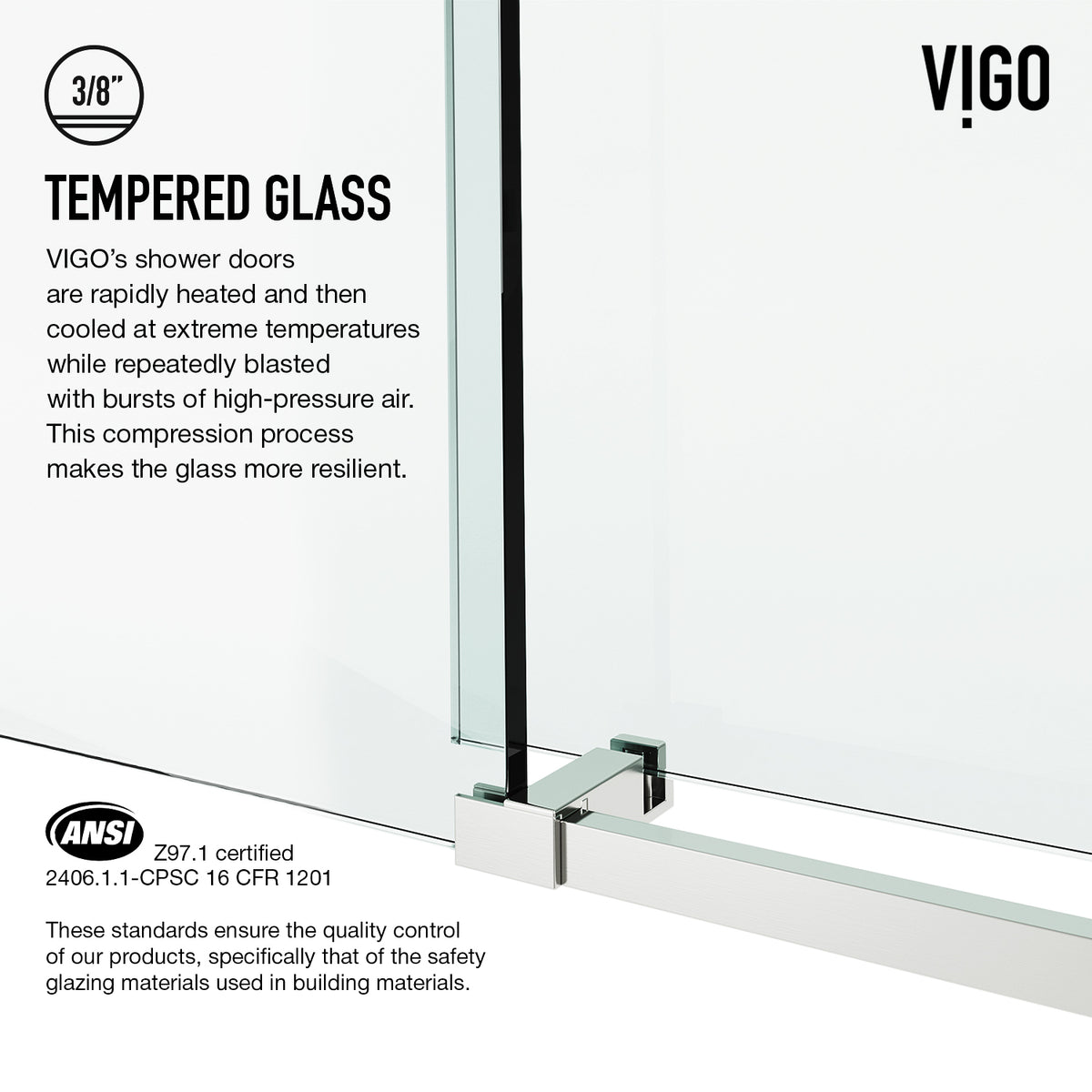 Elan E-Class Frameless Rectangle Shower Enclosure