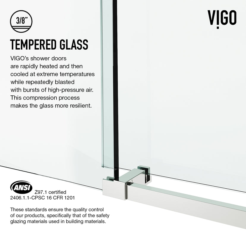 Elan E-Class Frameless Rectangle Shower Enclosure