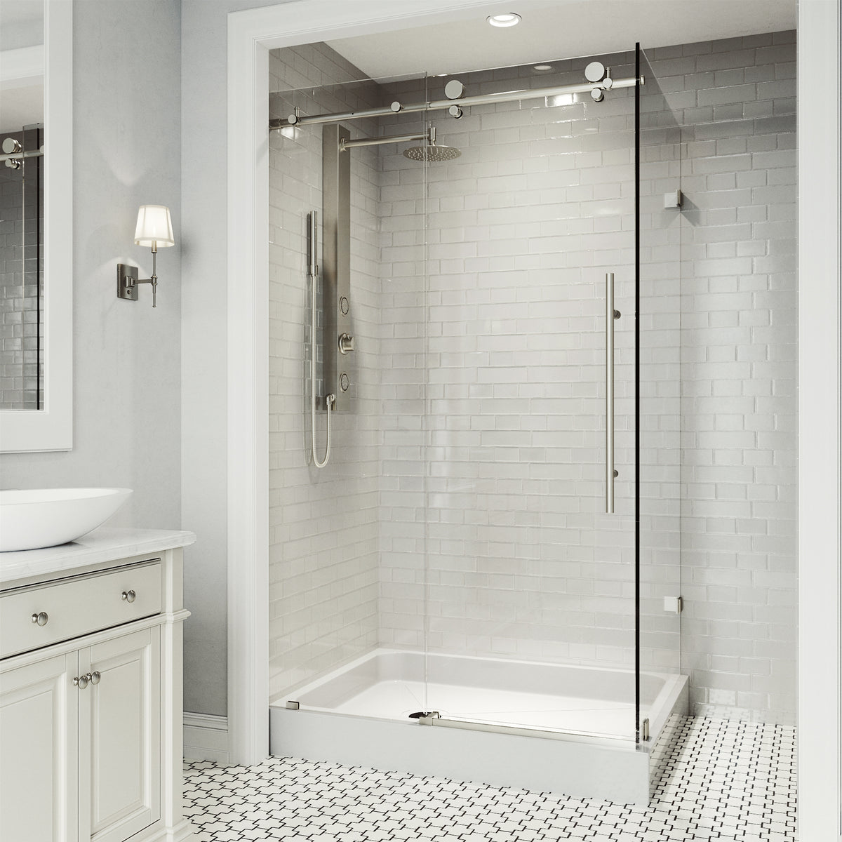 Elan E-Class Frameless Rectangle Shower Enclosure