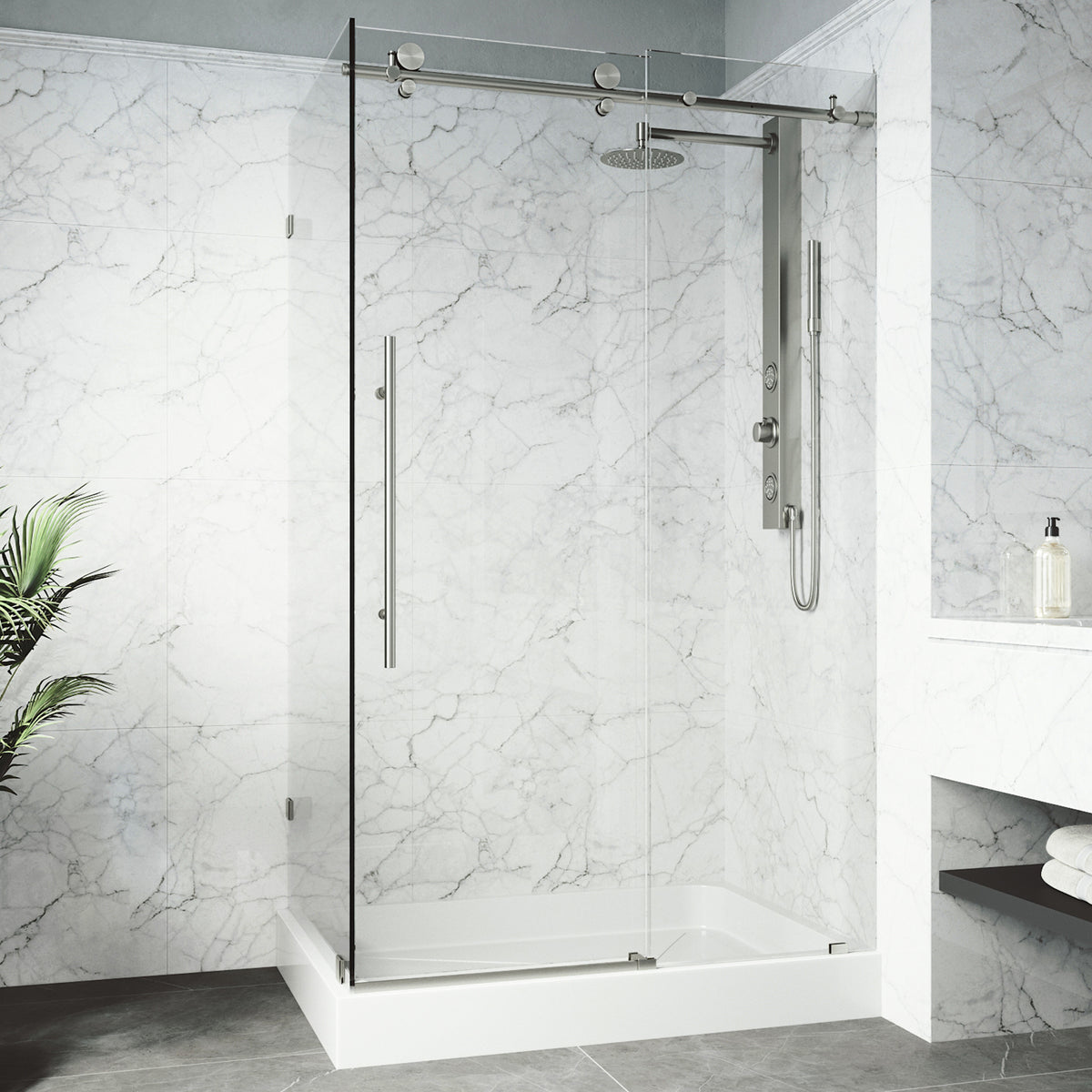 Elan E-Class Frameless Rectangle Shower Enclosure