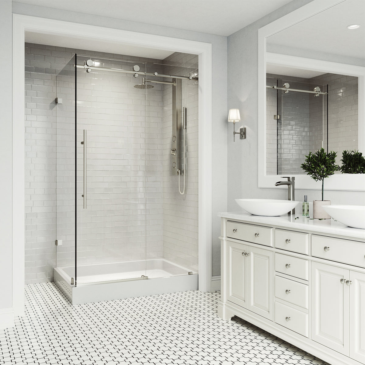 Elan E-Class Frameless Rectangle Shower Enclosure