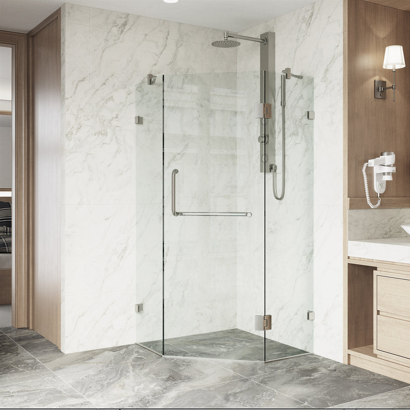 Piedmont Frameless Neo-Angle Shower Enclosure
