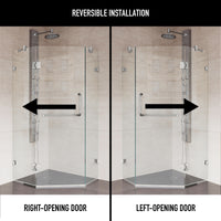 Piedmont Frameless Neo-Angle Shower Enclosure