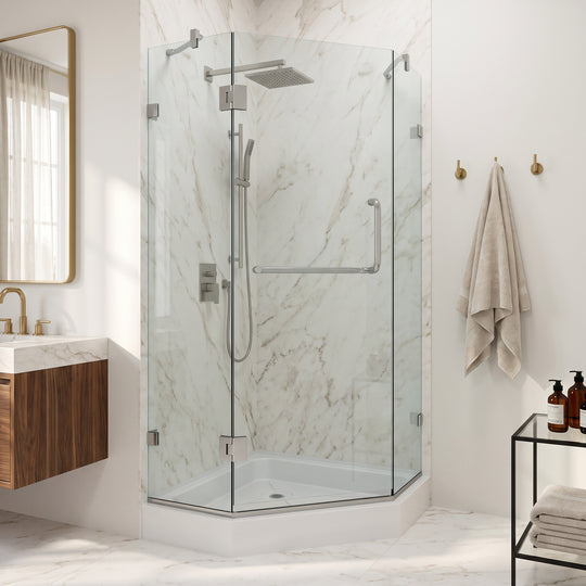 Piedmont Frameless Neo-Angle Shower Enclosure