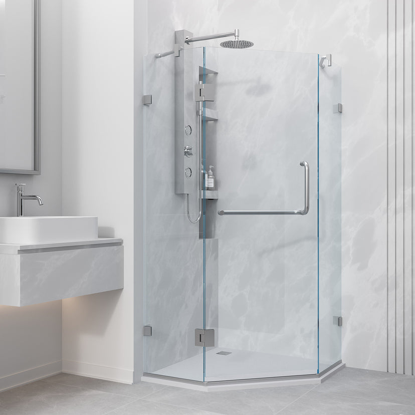 Piedmont Frameless Neo-Angle Shower Enclosure