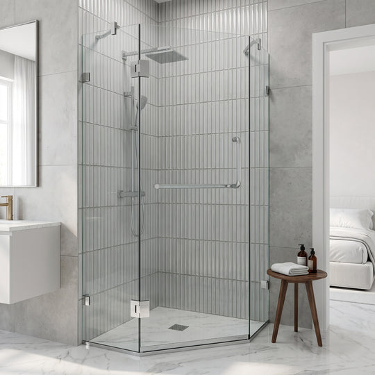 Piedmont Frameless Neo-Angle Shower Enclosure