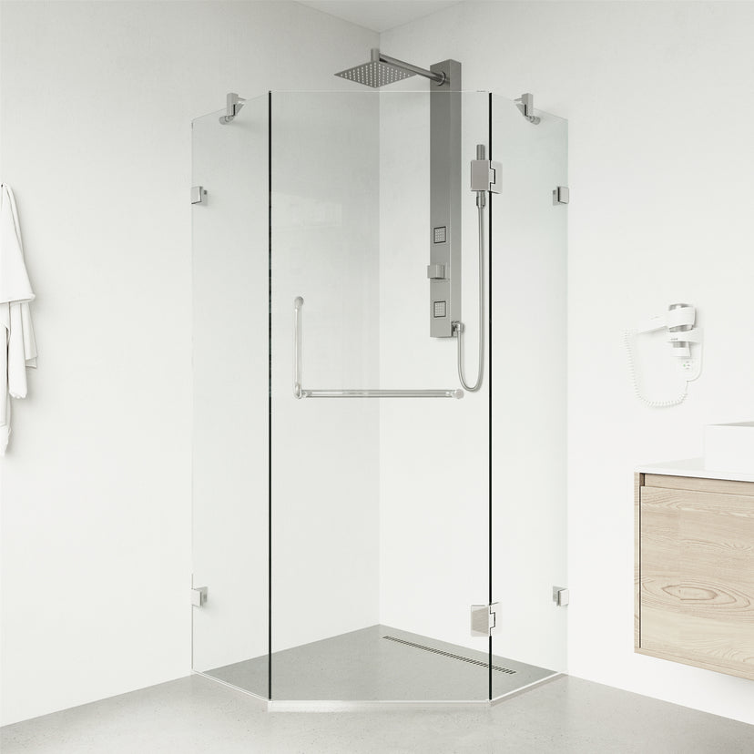 Piedmont Frameless Neo-Angle Shower Enclosure