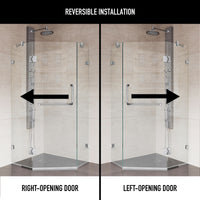 Piedmont Frameless Neo-Angle Shower Enclosure