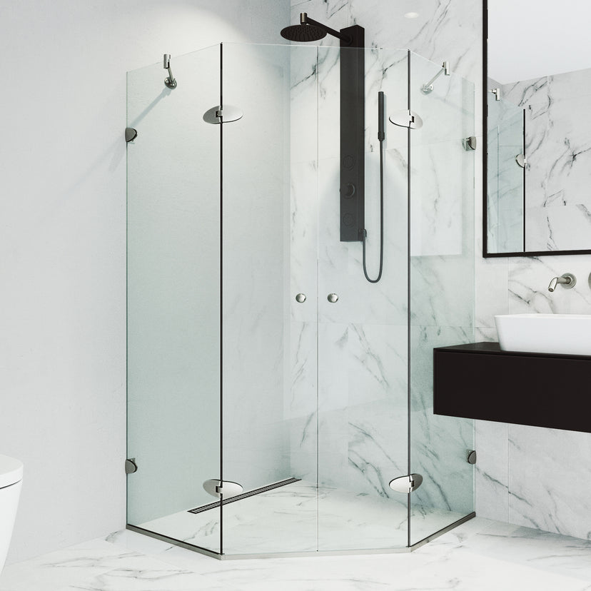 Gemini Frameless Neo-Angle Shower Enclosure