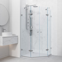 Gemini Frameless Neo-Angle Shower Enclosure