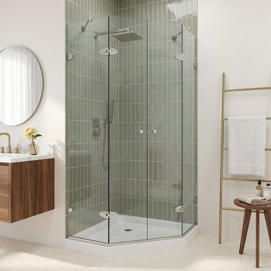Gemini Frameless Neo-Angle Shower Enclosure