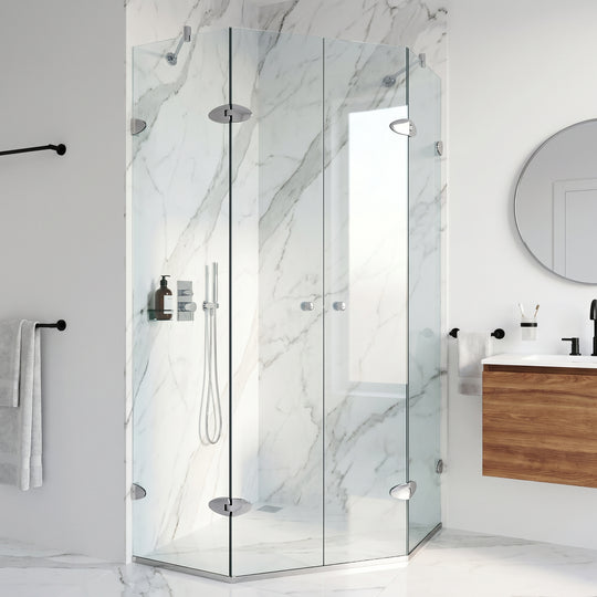 Gemini Frameless Neo-Angle Shower Enclosure