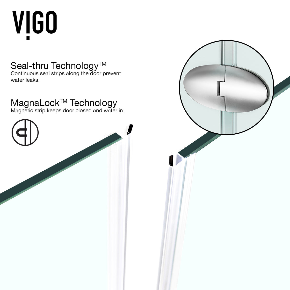 Gemini Frameless Neo-Angle Shower Enclosure