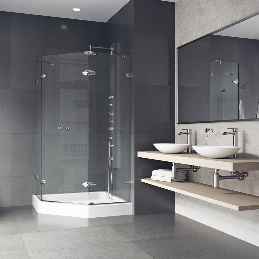Gemini Frameless Neo-Angle Shower Enclosure