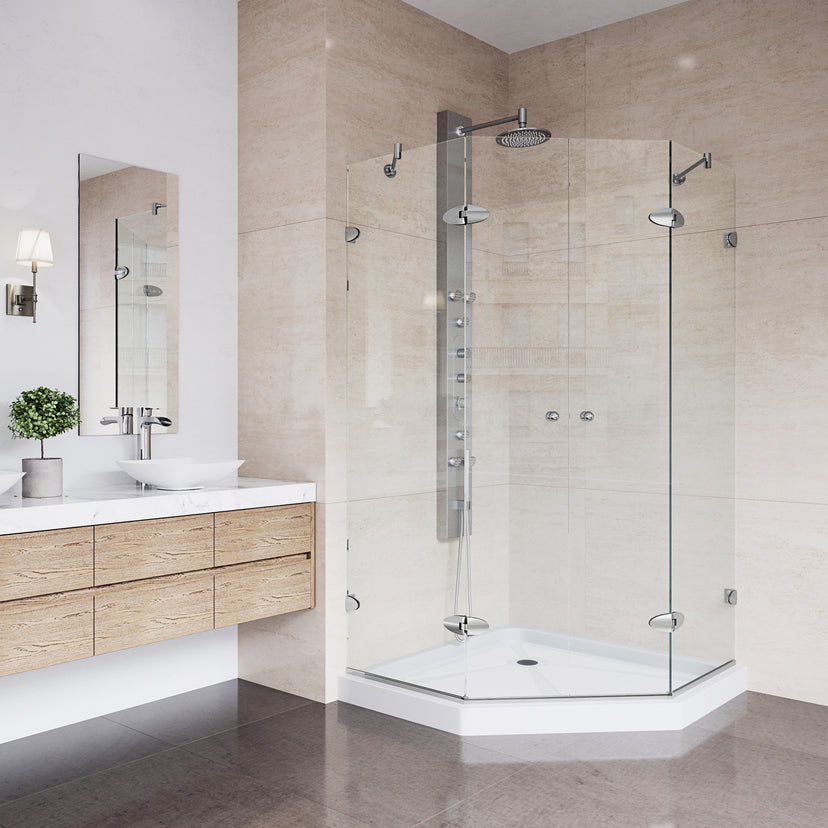 Gemini Frameless Neo-Angle Shower Enclosure