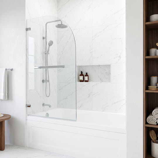 Orion Frameless Hinged Tub Door