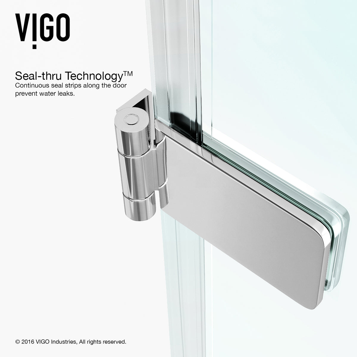 Orion 34 in. W x 58 in. H Frameless Hinged Tub Door and Satro 3-Piece Bath Hardware Set in Chrome